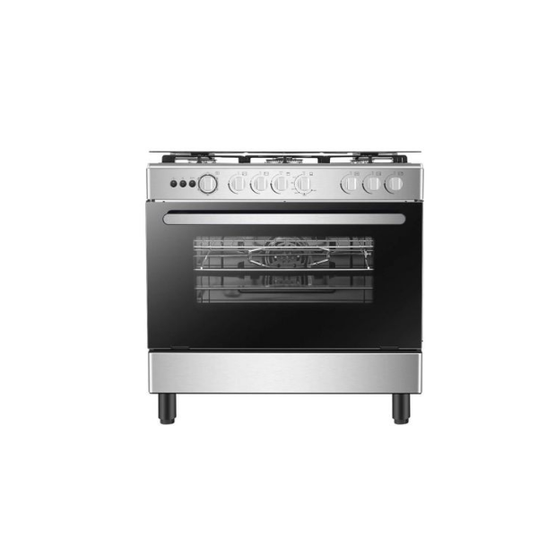
	Cuisinière à gaz Hisense  HFG90335RX 90×60 CM 5 feux