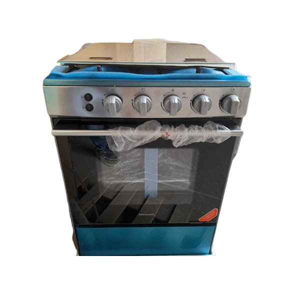 
	Cuisinière à gaz Hisense HFG60121X 60X60 – 4 feux