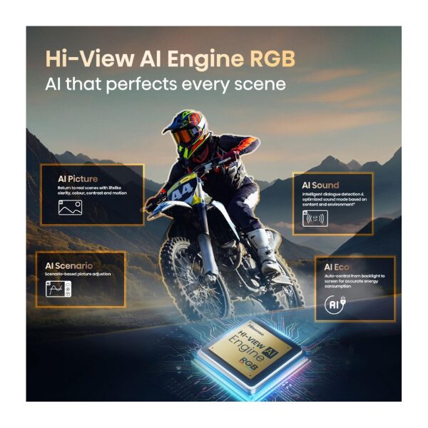 
	Téléviseur Hisense 100″ ULED-X QUANTUM DOT 4K RGB-MINI-LED RGB Mini LED AI Smart TV