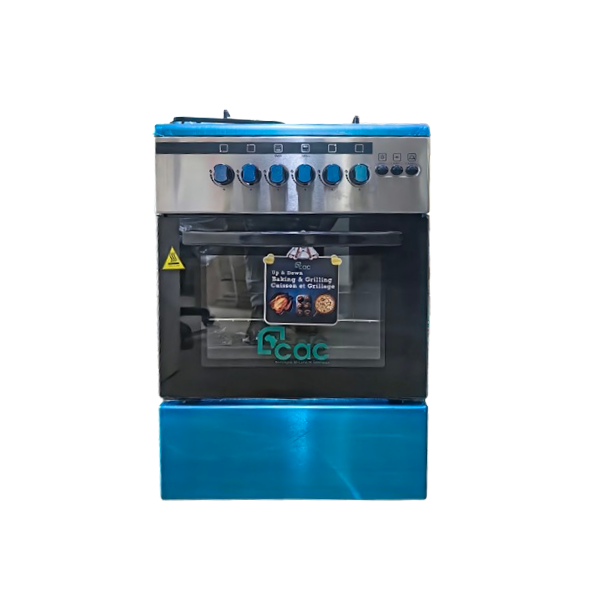 
	Cuisinière à gaz CAC CAC60F – 60×60 – 4 feux- Inox
