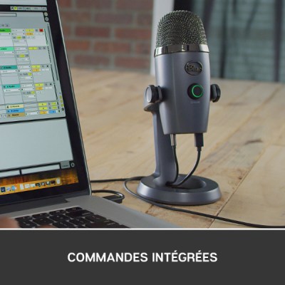 
	Micro à 2 capsules Logitech Blue Yeti Nano USB