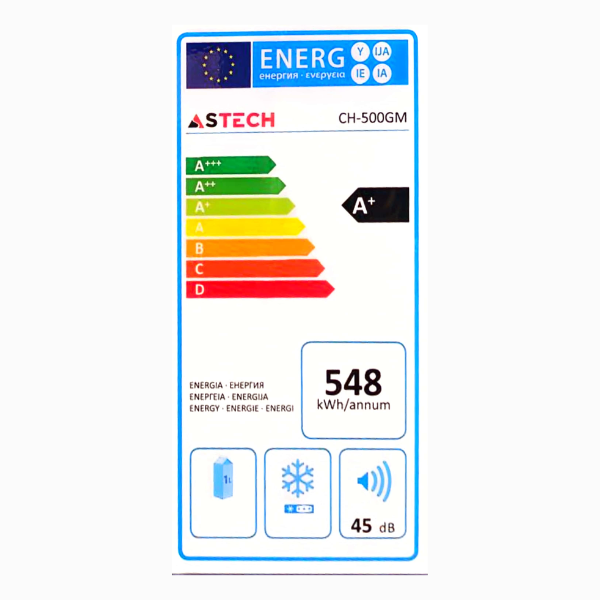 
	Congélateur horizontal Astech CH500GM – 500L