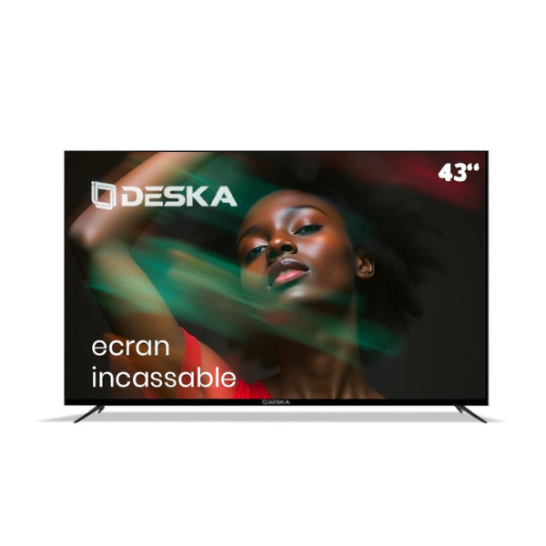 
	Téléviseur Deska 43″ 43TG90E Smart TV  Full HD Android (Anti casse)