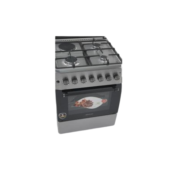 
	Cuisinière Mixte ELACTRON EL-6031-60×60 (3 feux à gaz et 1 foyer électrique )- four à gaz