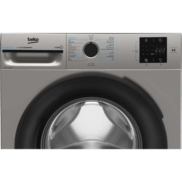 
	Machine à laver Beko BM3WFT38200BS 8kg Inverter