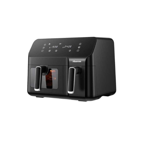 
	Air fryer – Friteuse à air Hisense H08AFBK2S1 – 4+4L – 2700W – Double panier