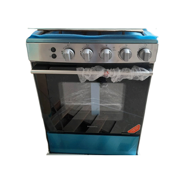 
	Cuisinière à gaz Hisense HFG60121X 60X60 – 4 feux