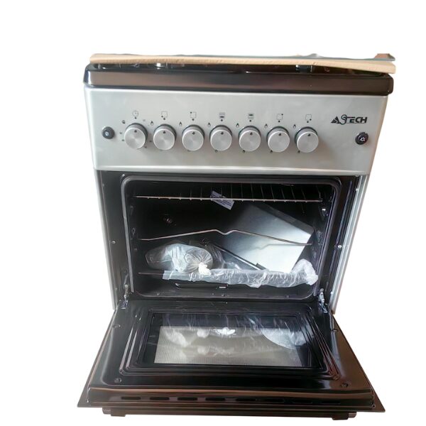
	Cuisinière à gaz Astech CK62MSFRM – 4 feux – Full Options