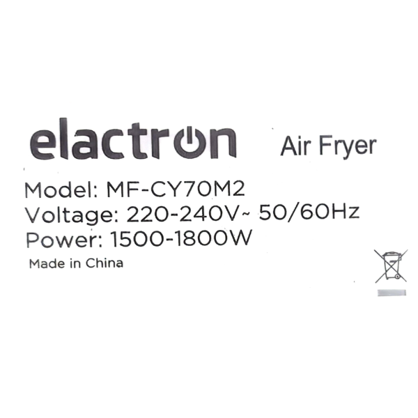 
	Air fryers-Friteuse à air ELACTRON-MF-CY70M2-7L-1800W
