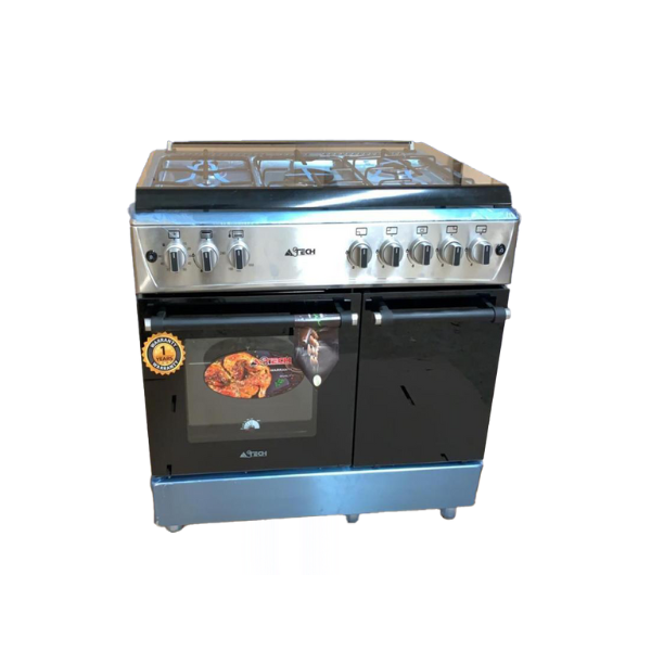 
	Cuisinière à gaz Astech CK95BSAR 90×60- 5 feux- (Avec emplacement bouteille à gaz)