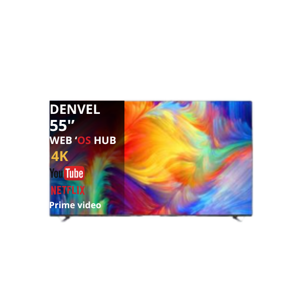
	Téléviseur Denvel 55″ 55DK5 Smart Tv  – 4K