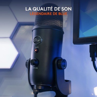 
	Micro à 3 capsules Logitech Blue Yeti USB