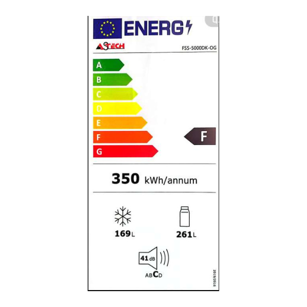 
	Réfrigérateur side-by-side Astech FSS-5000DD-OG – 531L – NoFrost