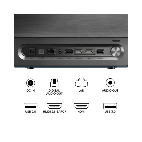 
	Smart Mini Projecteur Hisense – Focale ajustable 65-300″ -C1-Vidaa U