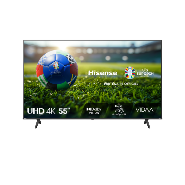 
	Téléviseur Hisense 55″ 55A6Q Smart Tv 4K -Vidaa U