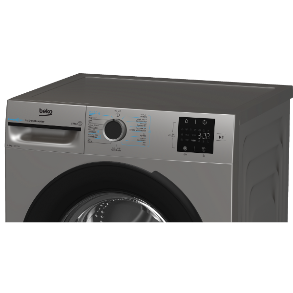 
	Machine à laver Beko BM3WFT38200BS 8kg Inverter