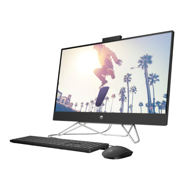 
	Ordinateur de bureau HP All-in-One 24-cb1490nh – Intel Core i5, 8 Go RAM, 512 Go SSD, Écran Tactile 24″ Full HD