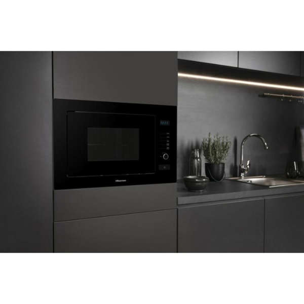 
	Micro-ondes Encastrable Hisense HB25MOBX7G – 25L, (Grill Quartz, Écran LED Noir)