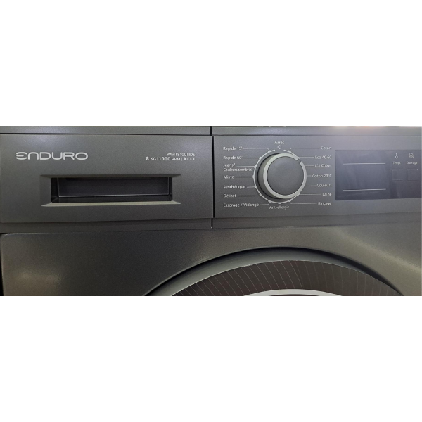 
	Machine à laver Enduro WMT8100TIDS- 8Kg