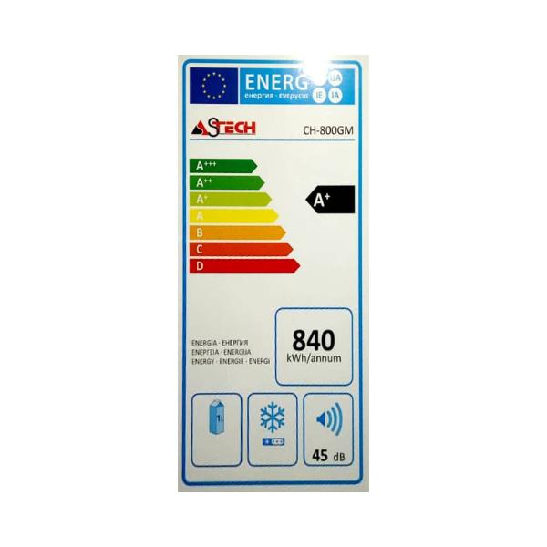 
	Congélateur horizontal Astech CH800GM – 800L-silver