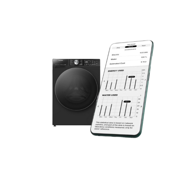 
	Machine à laver Hisense  WD5S1245BB- 12KG/8KG (Lavante-Séchante)