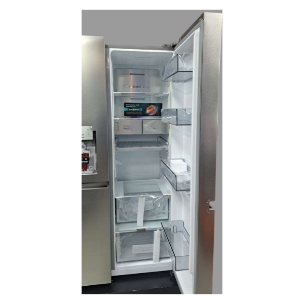 
	Réfrigérateur Side by Side Hisense RS-82WS4SB – 601L (avec distributeur d’eau et de glace et wifi)