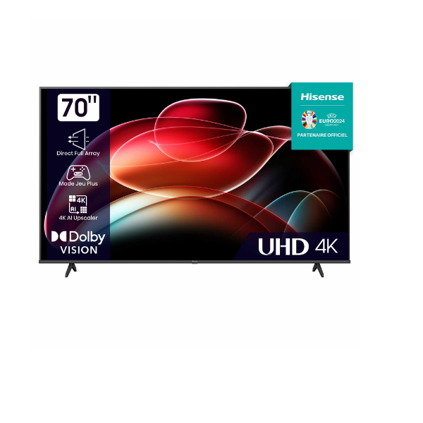 
	Téléviseur Hisense70″ 70A6K Smart Tv 4K -Vidaa U