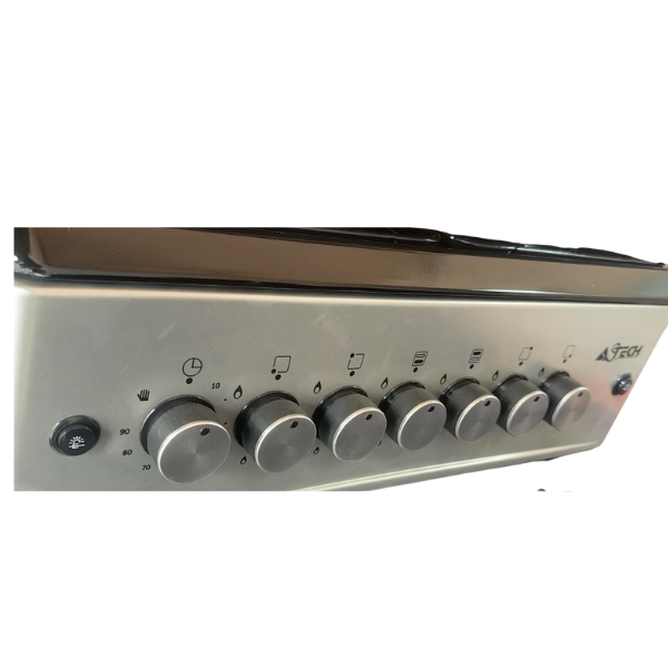 
	Cuisinière à gaz Astech CK62MSFRM – 4 feux – Full Options