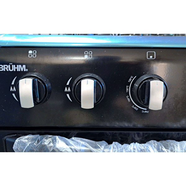 
	Cuisinière à gaz Brühm BGC-5540IB/IF 50×50- 4 feux