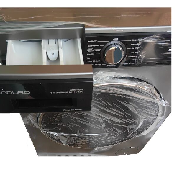 
	Machine à laver Enduro WM98100ITB- 9kg A+++ Inverter