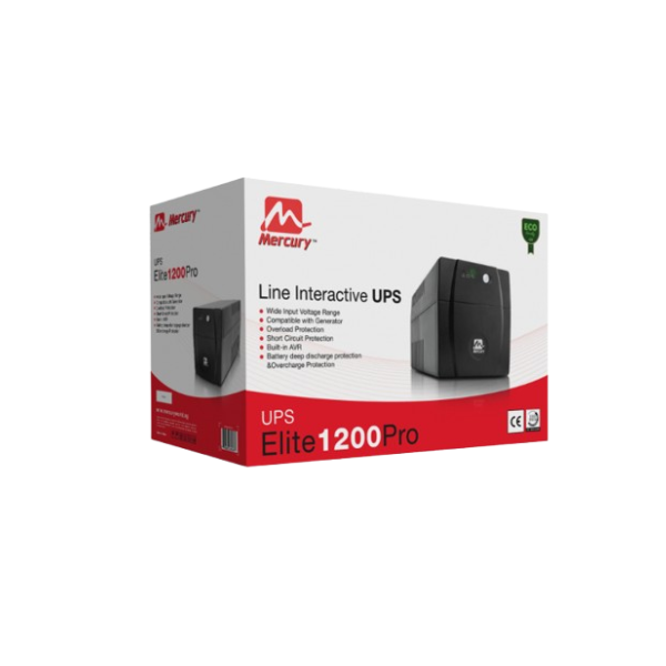 
	Onduleur Mercury UPS Elite1200 Pro (Onduleur interactif 1200VA)