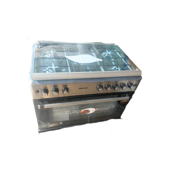 
	Cuisinière à gaz ELACTRON-EL- 6090 – 90×60- 5 feux