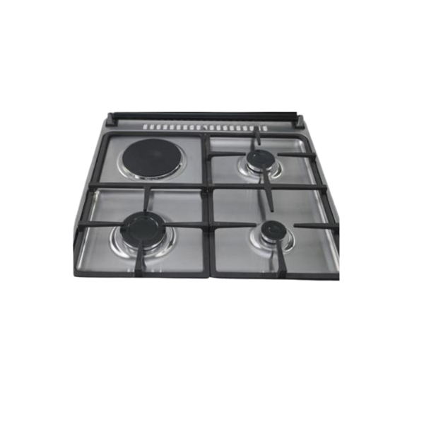 
	Cuisinière Mixte ELACTRON EL-6031-60×60 (3 feux à gaz et 1 foyer électrique )- four à gaz