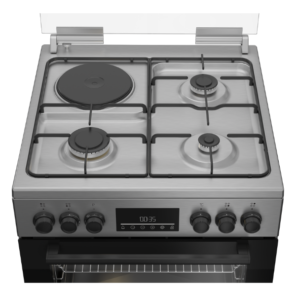 
	Cuisinière Mixte Beko FBE63320XDL 60X60 (3 feux+1 foyer électrique & Four électrique)
