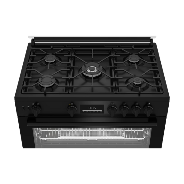 
	Cuisinière à gaz Beko BGGR11225GB-5 Feux (90×60) (avec ventilation )