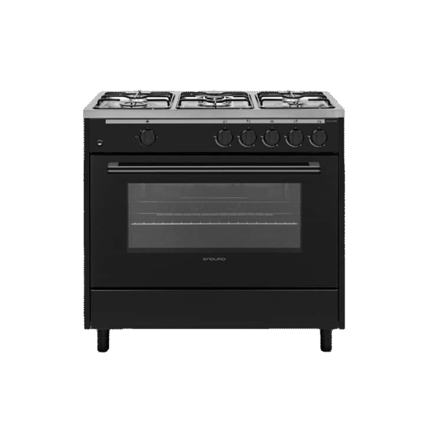 
	Cuisinière à gaz Enduro RGC900TIBP5 90×60 -5 FEUX