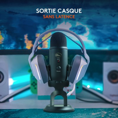 
	Micro à 3 capsules Logitech Blue Yeti USB