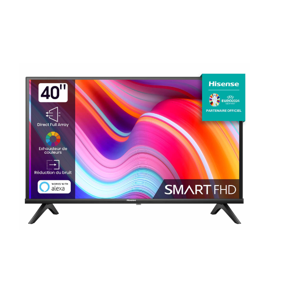 
	Téléviseur Hisense 40″ 40A4K Smart Tv -Vidaa U