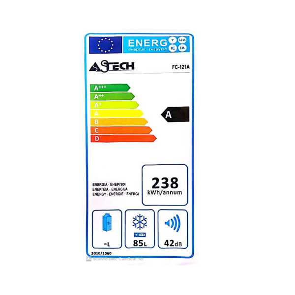 
	Congélateur bar Astech FC-121 – 102 L-4T