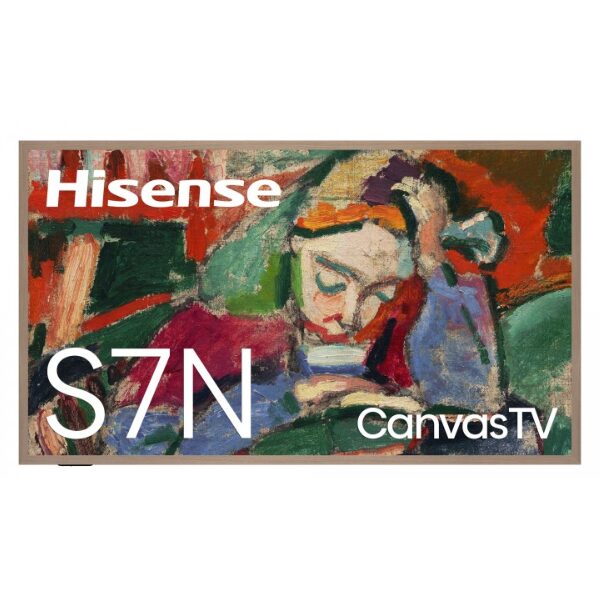 
	Téléviseur Hisense 65″ 65S7N CanvasTV™ QLED 4K ( Google TV)