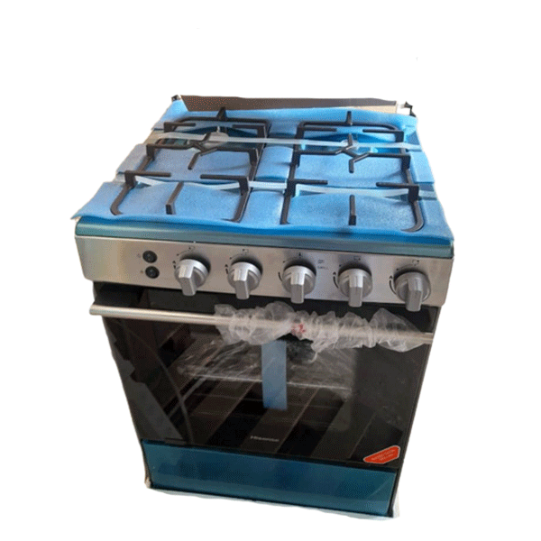 
	Cuisinière à gaz Hisense HFG60121X 60X60 – 4 feux