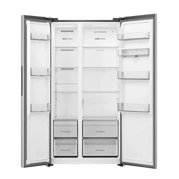 
	Réfrigérateur Side by Side Hisense RS5P558NMSN S/S nofrost -529L ( No Frost , Avec Fontaine)431