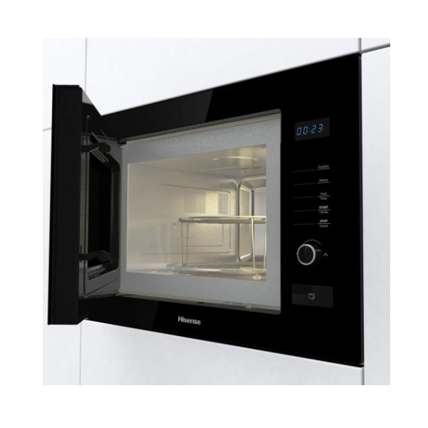 
	Micro-ondes Encastrable Hisense HB25MOBX7G – 25L, (Grill Quartz, Écran LED Noir)